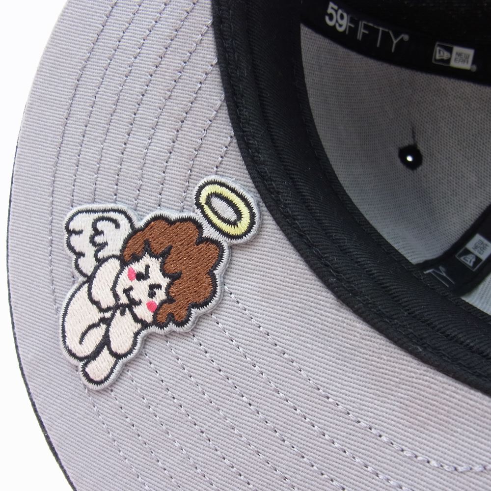 Supreme シュプリーム 22SS Characters S Logo New Era キャラクター 刺繍 Sロゴ ニューエラ ベースボール キャップ ブラック系 58.7cm【中古】