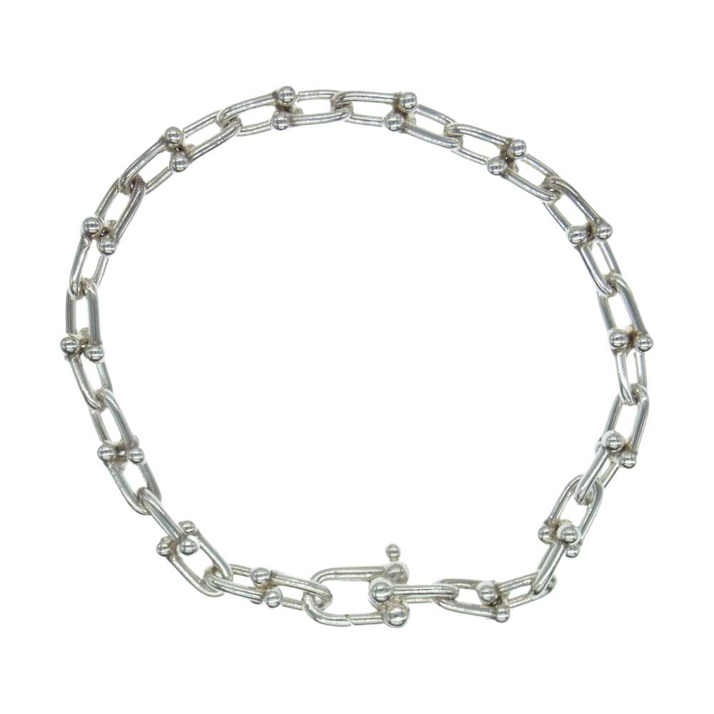 TIFFANY&Co. ティファニー ハードウェア ミディアム リンク ブレスレット 21cm シルバー系【中古】