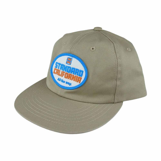 STANDARD CALIFORNIA スタンダードカリフォルニア SD OVAL LOGO PATCH TWILL CAP キャンバス キャップ ベージュ系 F【新古品】【未使用】【中古】