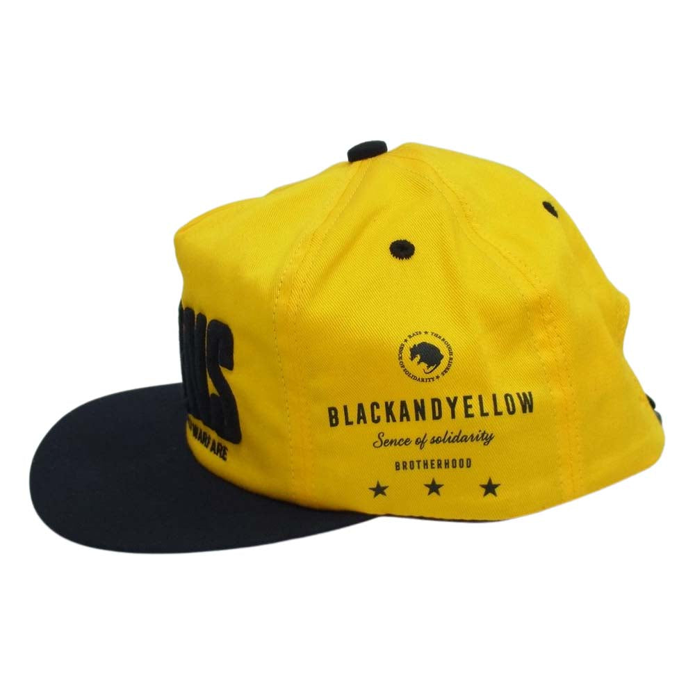 RATS ラッツ 19’RA-0813 TEAM CAP DOZENS 刺繍 チーム キャップ イエロー系【中古】