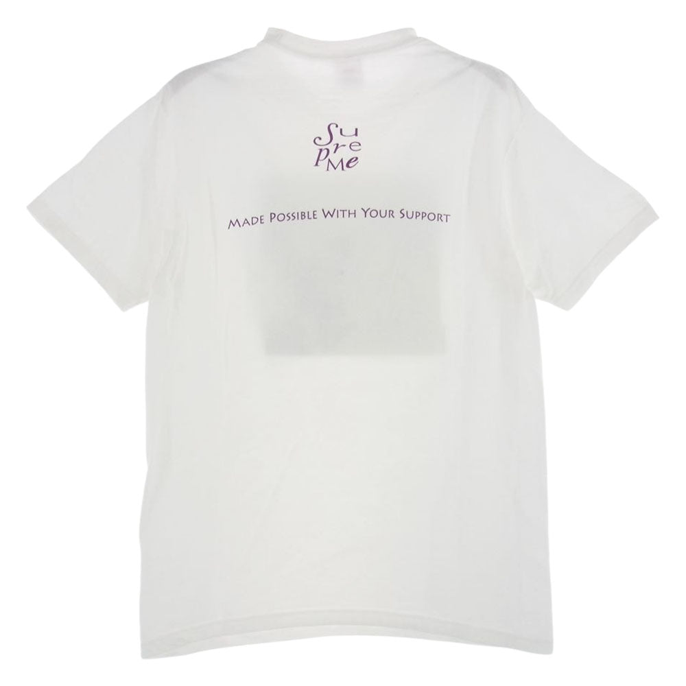 Supreme シュプリーム 17SS Venus Tee ヴィーナス ロゴ プリント 半袖 Tシャツ ホワイト系 S【中古】