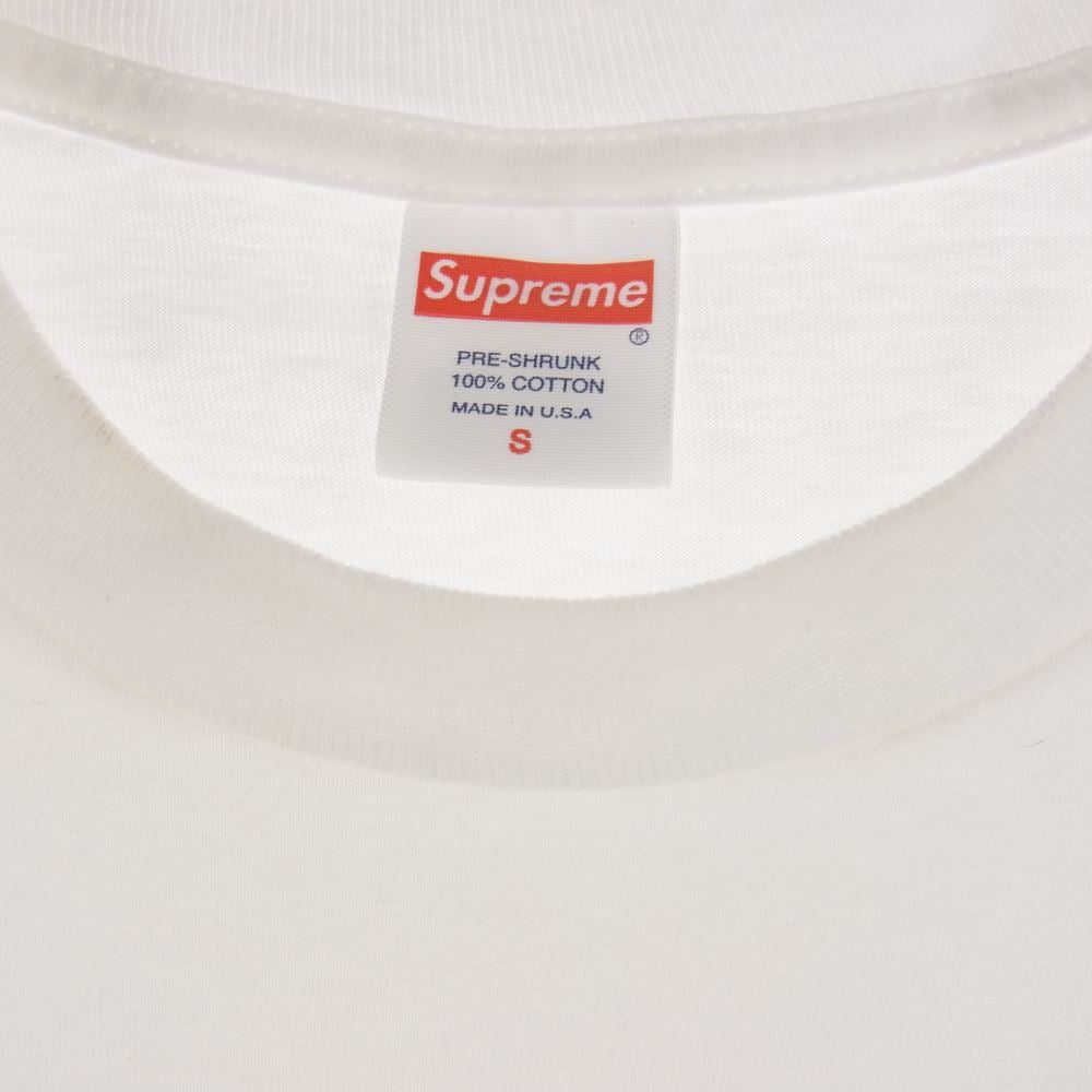 Supreme シュプリーム 17SS Venus Tee ヴィーナス ロゴ プリント 半袖 Tシャツ ホワイト系 S【中古】