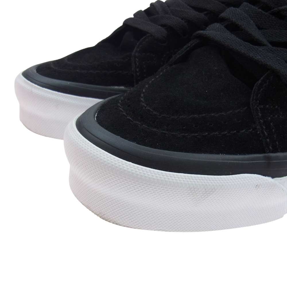 WTAPS ダブルタップス 202BWVND-FWW01S × VANS バンズ SK8-HI スケートハイ スケハイ ボーン 刺繍 ハイカット スニーカー ブラック系 23.5cm【美品】【中古】