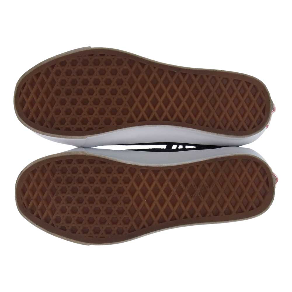 WTAPS ダブルタップス 202BWVND-FWW01S × VANS バンズ SK8-HI スケートハイ スケハイ ボーン 刺繍 ハイカット スニーカー ブラック系 23.5cm【美品】【中古】