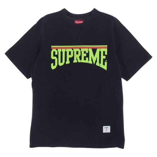 Supreme シュプリーム 18SS Arch S/S Top アーチロゴ ヘビーウエイト 半袖 Tシャツ ブラック系 S【中古】