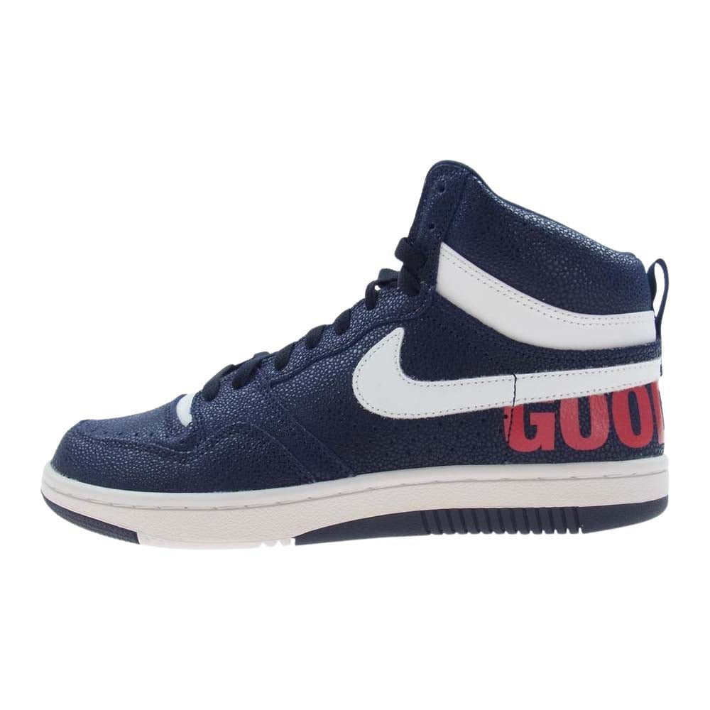 NIKE ナイキ 814913-414 COURT FORCE SP FRAGMENT GOODENOUGH フラグメント グッドイナフ コート フォース ハイカット スニーカー ネイビー系 26.5cm【新古品】【未使用】【中古】