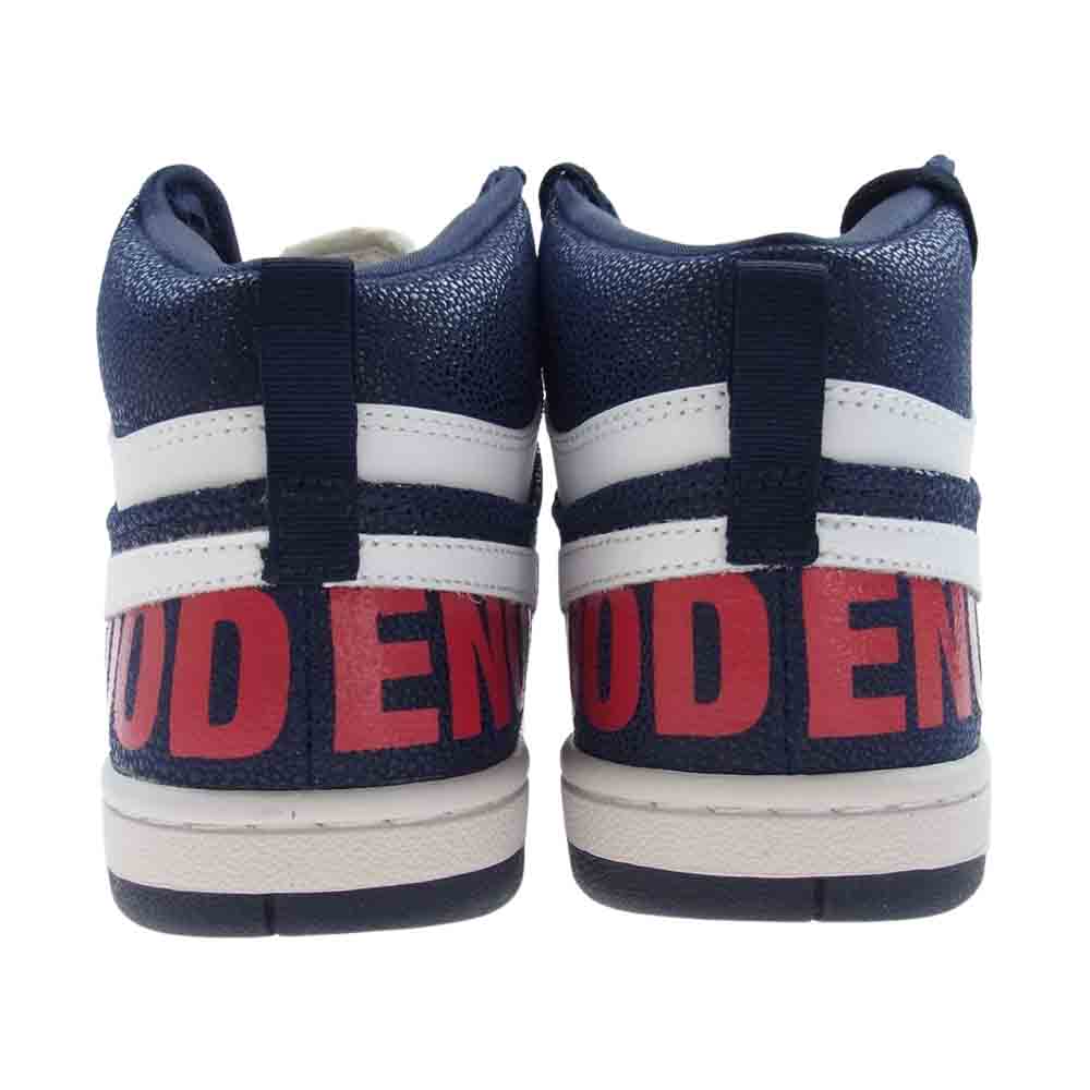 NIKE ナイキ 814913-414 COURT FORCE SP FRAGMENT GOODENOUGH フラグメント グッドイナフ コート フォース ハイカット スニーカー ネイビー系 26.5cm【新古品】【未使用】【中古】