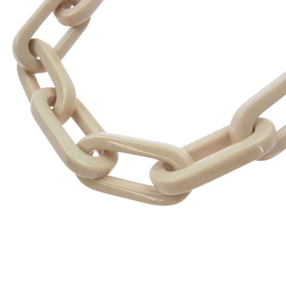 GUCCI グッチ 617170 Oversized Chain Link Glasses Chain オーバーサイズ チェーンリンク グラスチェーン ベージュ系【中古】