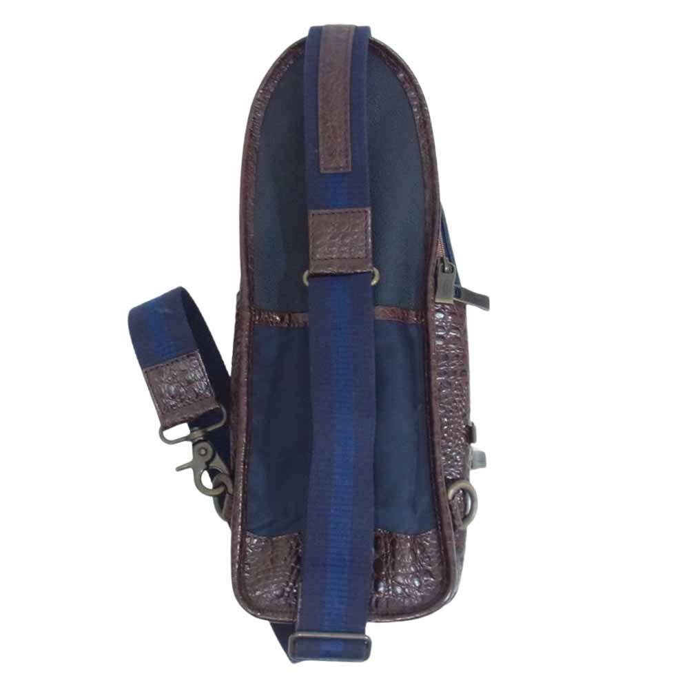 Orobianco オロビアンコ ボディバッグ ショルダーバッグ  ネイビー系【中古】