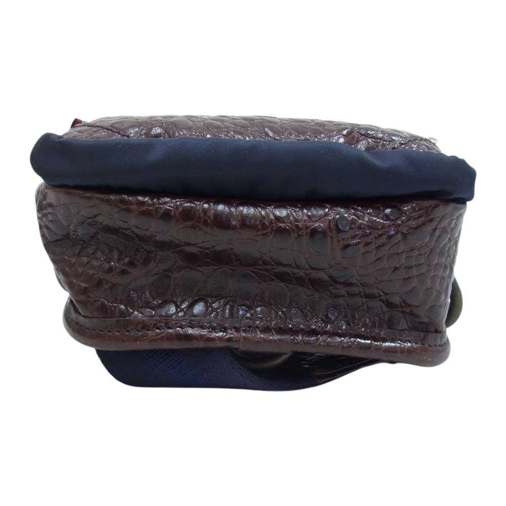 Orobianco オロビアンコ ボディバッグ ショルダーバッグ  ネイビー系【中古】