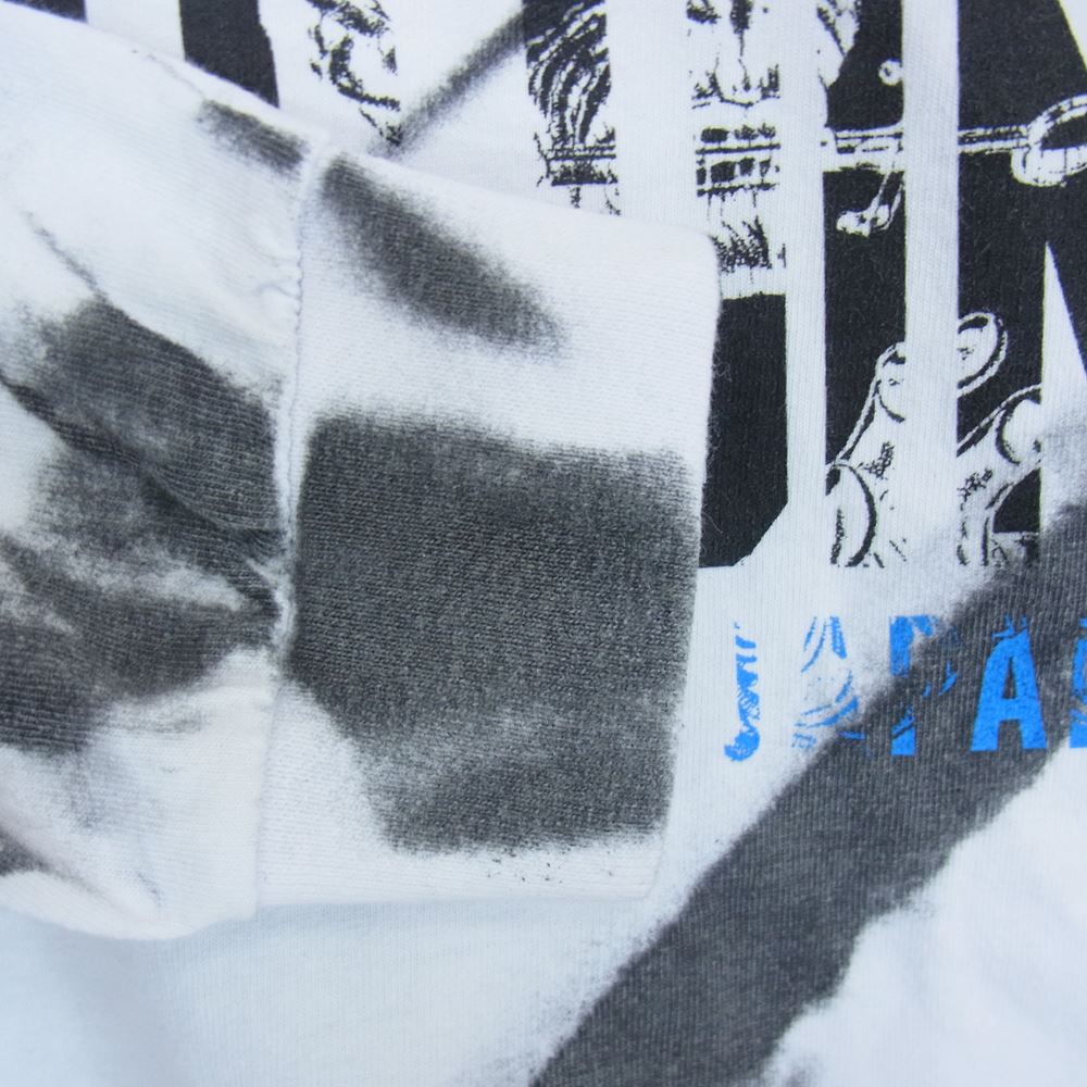 TENDERLOIN テンダーロイン 本店限定 TEE L/S ACID QB タイダイ ロゴ プリント 長袖 Tシャツ ホワイト ホワイト系 M【中古】