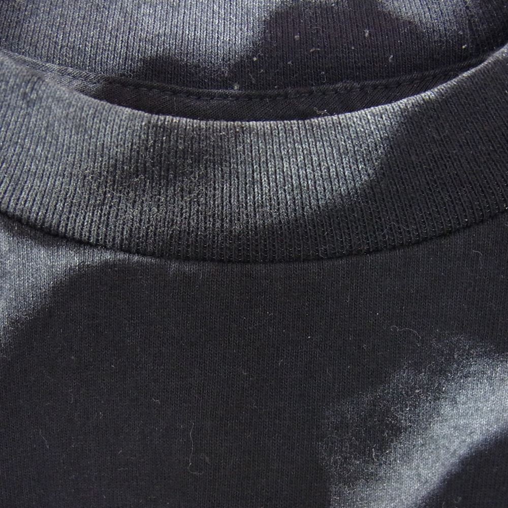 TENDERLOIN テンダーロイン 本店限定 TEE L/S ACID QB タイダイ ロゴ プリント 長袖 Tシャツ ブラック系 L【中古】