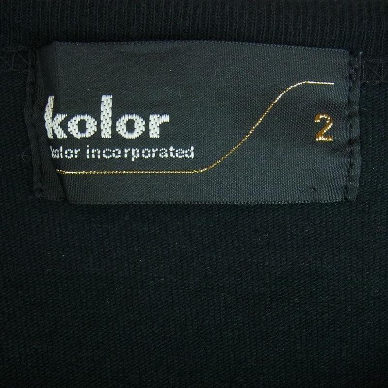 kolor カラー 21SCM-T07204 ハード 天竺 プリント 半袖 Tシャツ