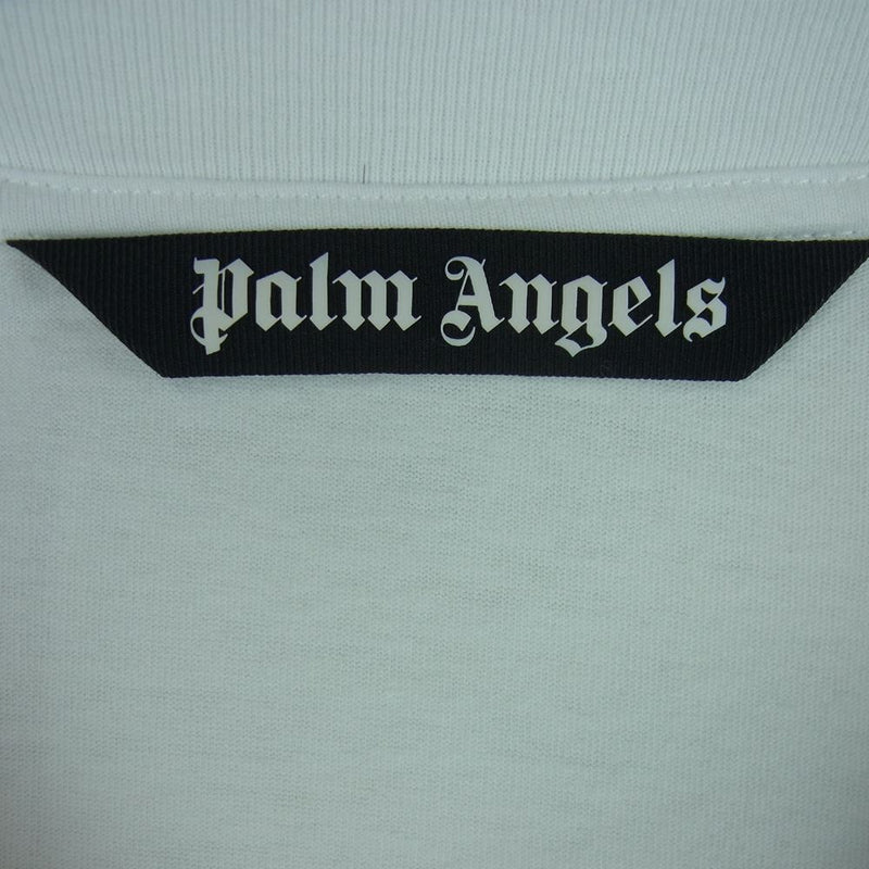 PALM ANGELS パームエンジェルス PMAA001S20413023 Paris パリ ロゴ プリント 半袖 Tシャツ ポルトガル製 ホワイト系 XL【中古】