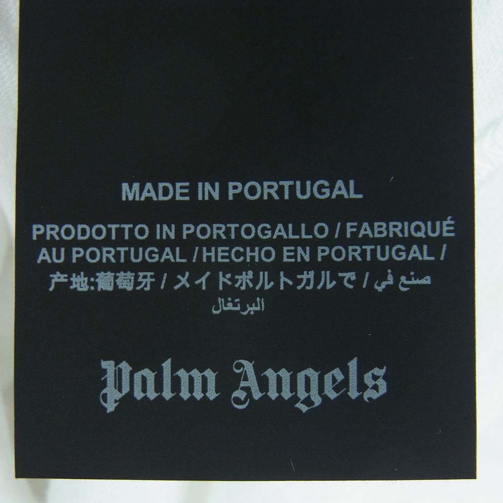 PALM ANGELS パームエンジェルス PMAA001S20413023 Paris パリ ロゴ プリント 半袖 Tシャツ ポルトガル製 ホワイト系 XL【中古】