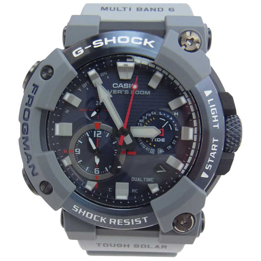 CASIO G-SHOCK カシオ ジーショック GWF-A1000RN-8AJR ROYAL NAVY ロイヤルネイビー フロッグマン ソーラー電波 クォーツ ウォッチ 腕時計 グレー系【新古品】【未使用】【中古】