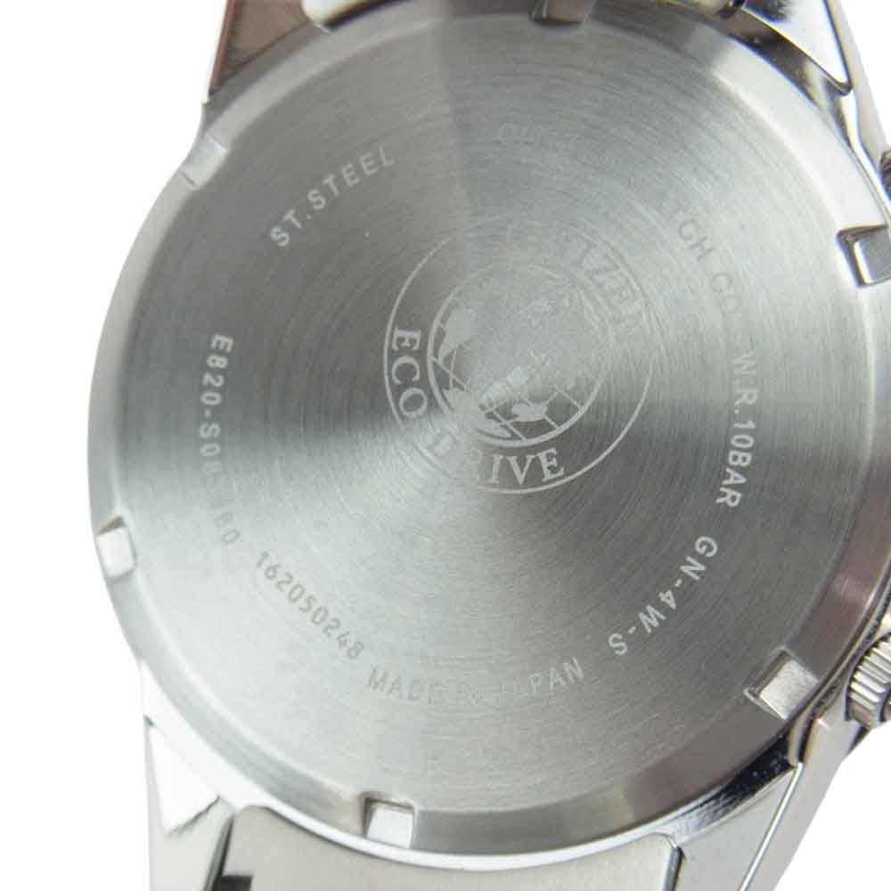 CITIZEN シチズン BL5594-59E シチズンコレクション エコドライブ ソーラー クロノグラフ 黒文字盤 ウォッチ 時計 シルバー系 ブラック系【中古】