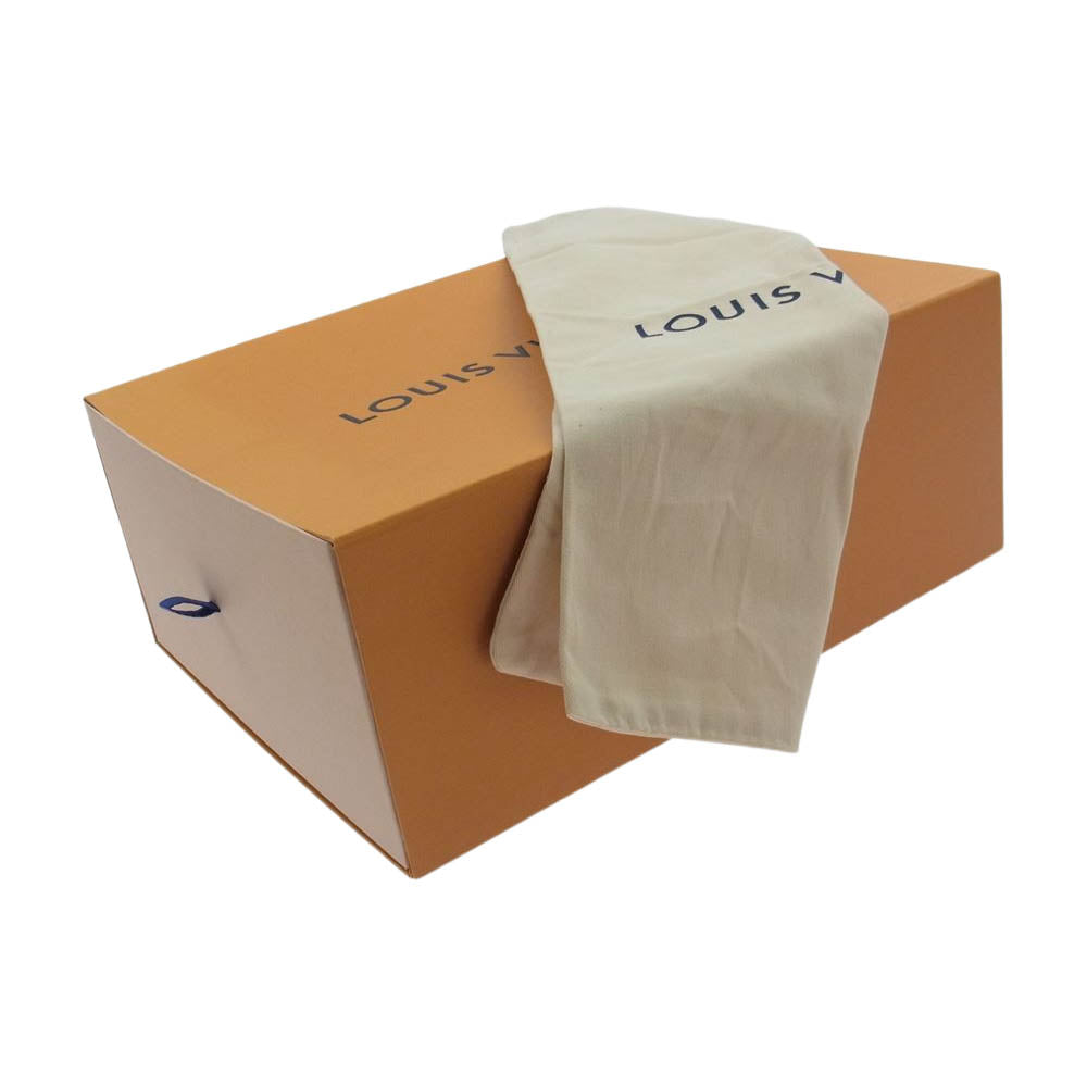 LOUIS VUITTON ルイ・ヴィトン GO1202 1AARRL 23SS LV Skate Sneaker LVスケート・ライン メッシュ スニーカー ネイビー系 ホワイト系 9【中古】