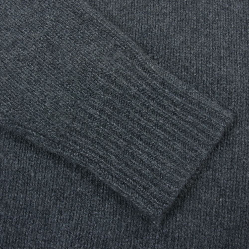 ウェルノード wn19-7fw059-kw カシミヤ タートルネック セーター ニット グレー系 S【中古】