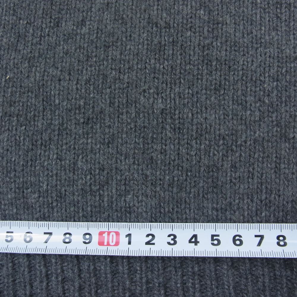 ウェルノード wn19-7fw059-kw カシミヤ タートルネック セーター ニット グレー系 S【中古】