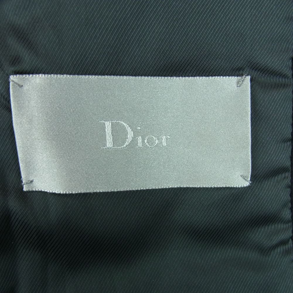 DIOR HOMME ディオールオム エディ期 06AW 06FW 6HH1047805 国内正規品 カシミヤ混 ウエスタン 立体デザイン ウール ジップアップ ジャケット ブルゾン ブラック系 46【中古】