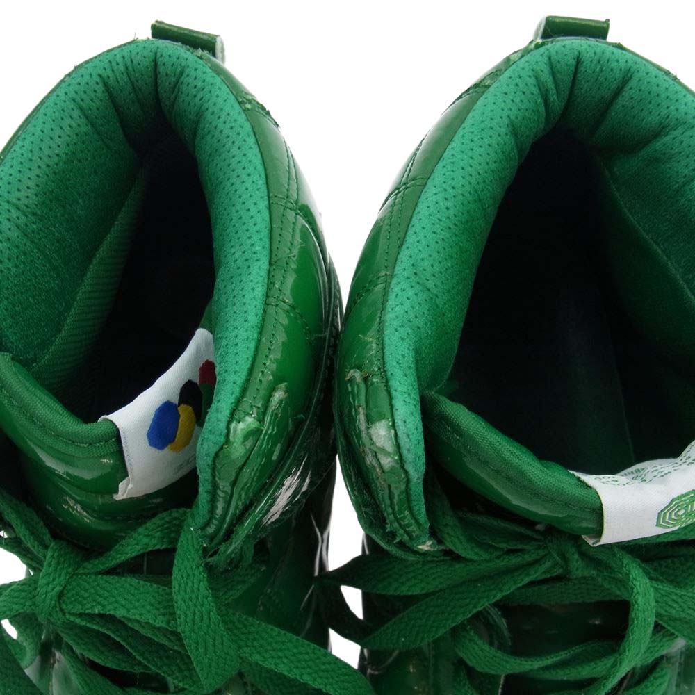 NIKE ナイキ 321762-331 08年製 北京オリンピック BEIJING OLYMPIC ZOOM  ズーム キルティング スニーカー グリーン系 27cm【中古】