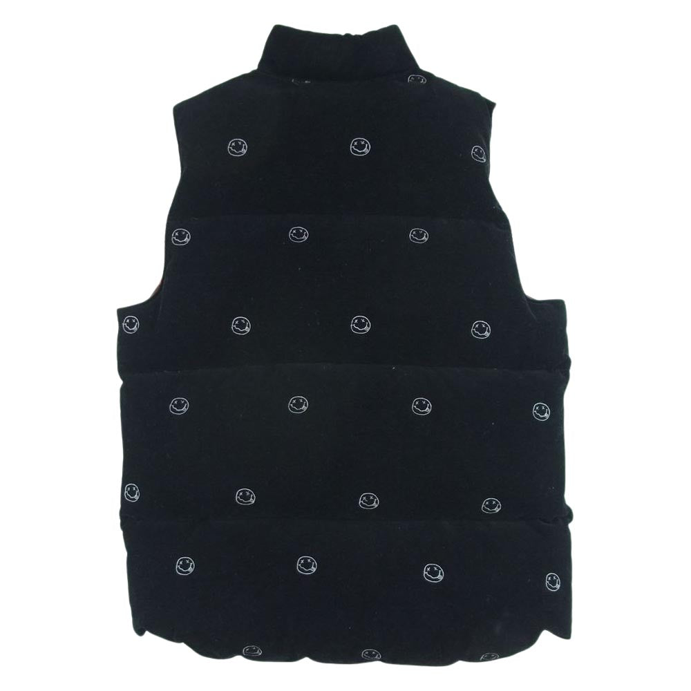 HYSTERIC GLAMOUR ヒステリックグラマー カートコバーン PICK ME PICK ME YEAH REVERSIBLE CORDUROY DOWN VEST リバーシブル コーデュロイ ダウン ベスト ブラック系 レッド系【中古】
