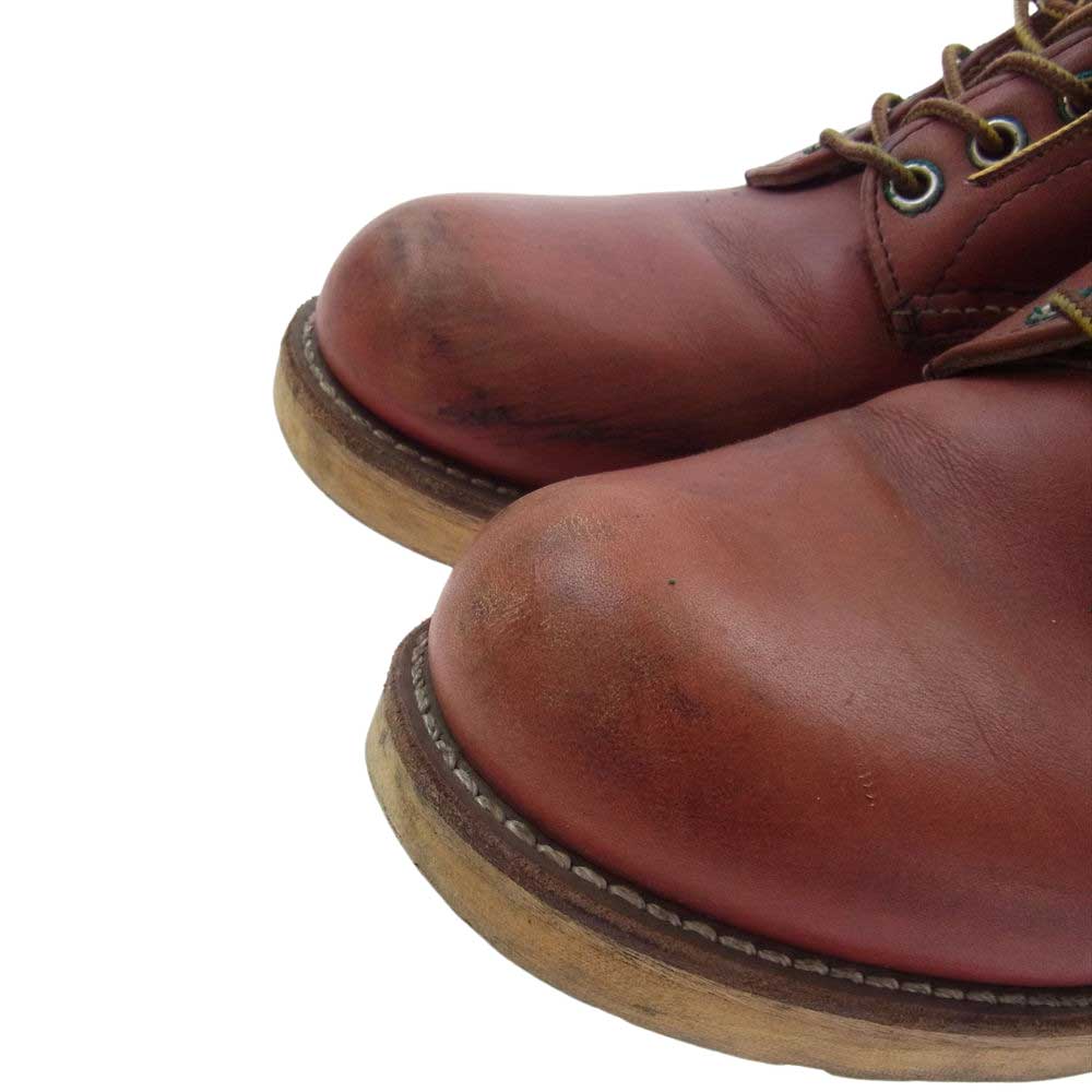 RED WING レッドウィング 8166 アイリッシュセッター 6インチ クラシックラウンドトゥ ワークブーツ ブラウン系 US7.5D【中古】