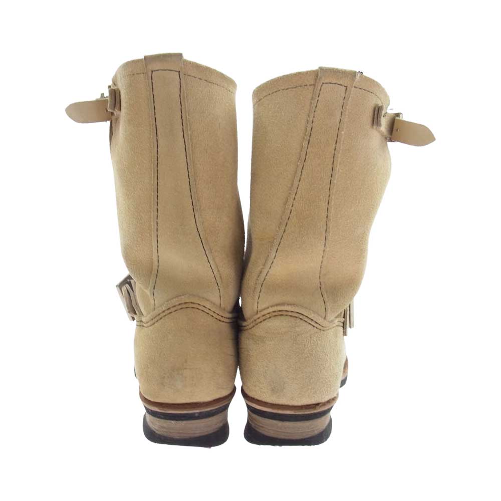RED WING レッドウィング 8268 羽タグ スエード スウェード エンジニアブーツ ベージュ系 US8D【中古】