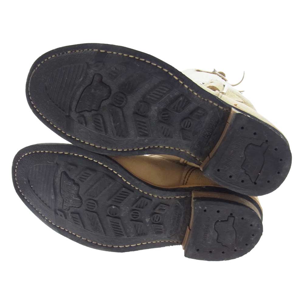 RED WING レッドウィング 8268 羽タグ スエード スウェード エンジニアブーツ ベージュ系 US8D【中古】