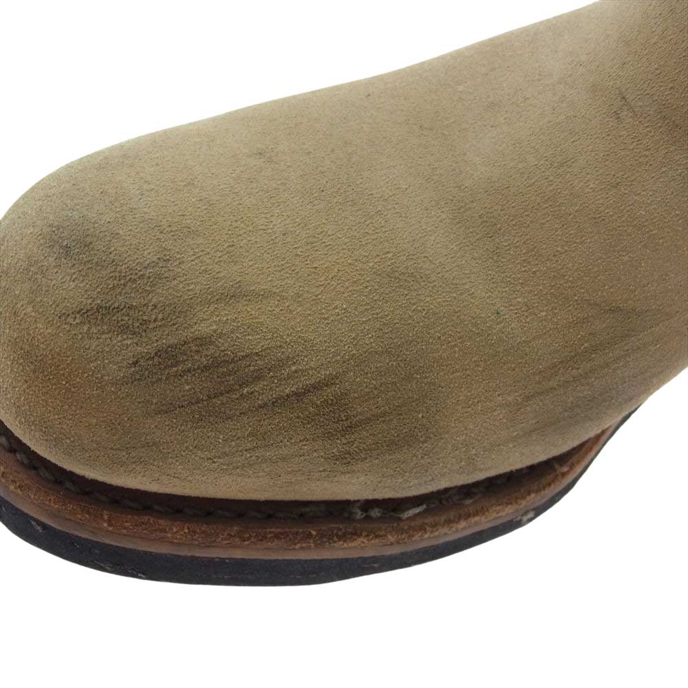 RED WING レッドウィング 8268 羽タグ スエード スウェード エンジニアブーツ ベージュ系 US8D【中古】