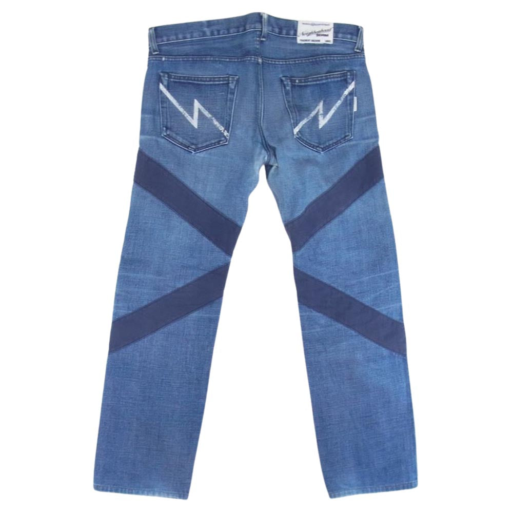 NEIGHBORHOOD ネイバーフッド FRAGMENT フラグメント NARROW ナロー デニムパンツ ジーンズ インディゴブルー系 L【中古】