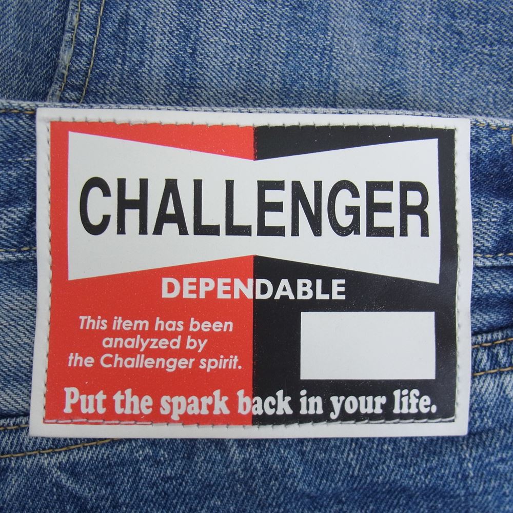 CHALLENGER チャレンジャー 20AW CLG-PT020-010 WASHED NARROW DENIM PANTS ウォッシュド ナロー デニムパンツ ジーンズ インディゴブルー系 M【中古】