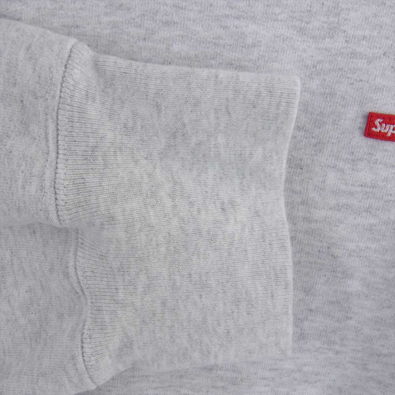 Supreme シュプリーム 21SS  Small Box Crew Neck スモール ボックス ロゴ クルー ネック スウェット グレー系 L【中古】