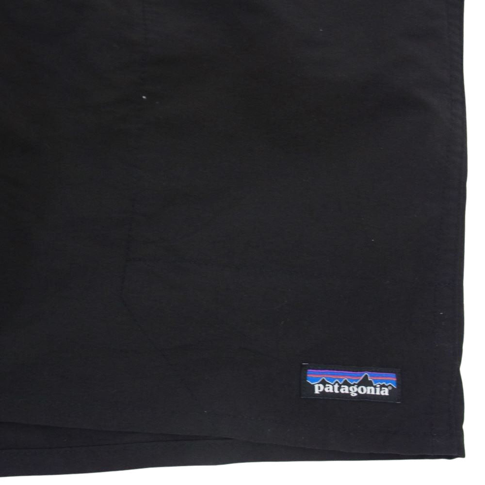 patagonia パタゴニア 21SS 58034 Baggies Longs バギーズ ロング ショーツ ハーフパンツ ブラック ブラック系 M【中古】