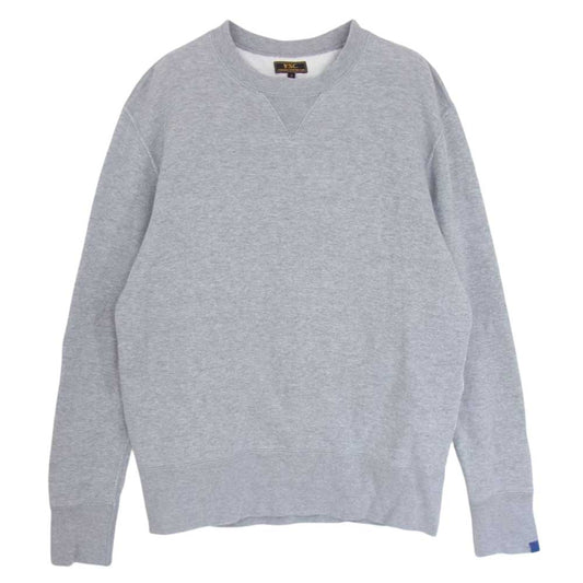フリーマンズスポーティングクラブ x LOOPWHEELER ループウィラー CREW NECK SWEAT クルーネック スウェット グレー系 2【中古】