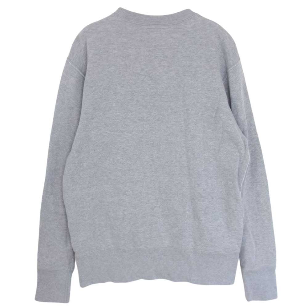 フリーマンズスポーティングクラブ x LOOPWHEELER ループウィラー CREW NECK SWEAT クルーネック スウェット グレー系 2【中古】
