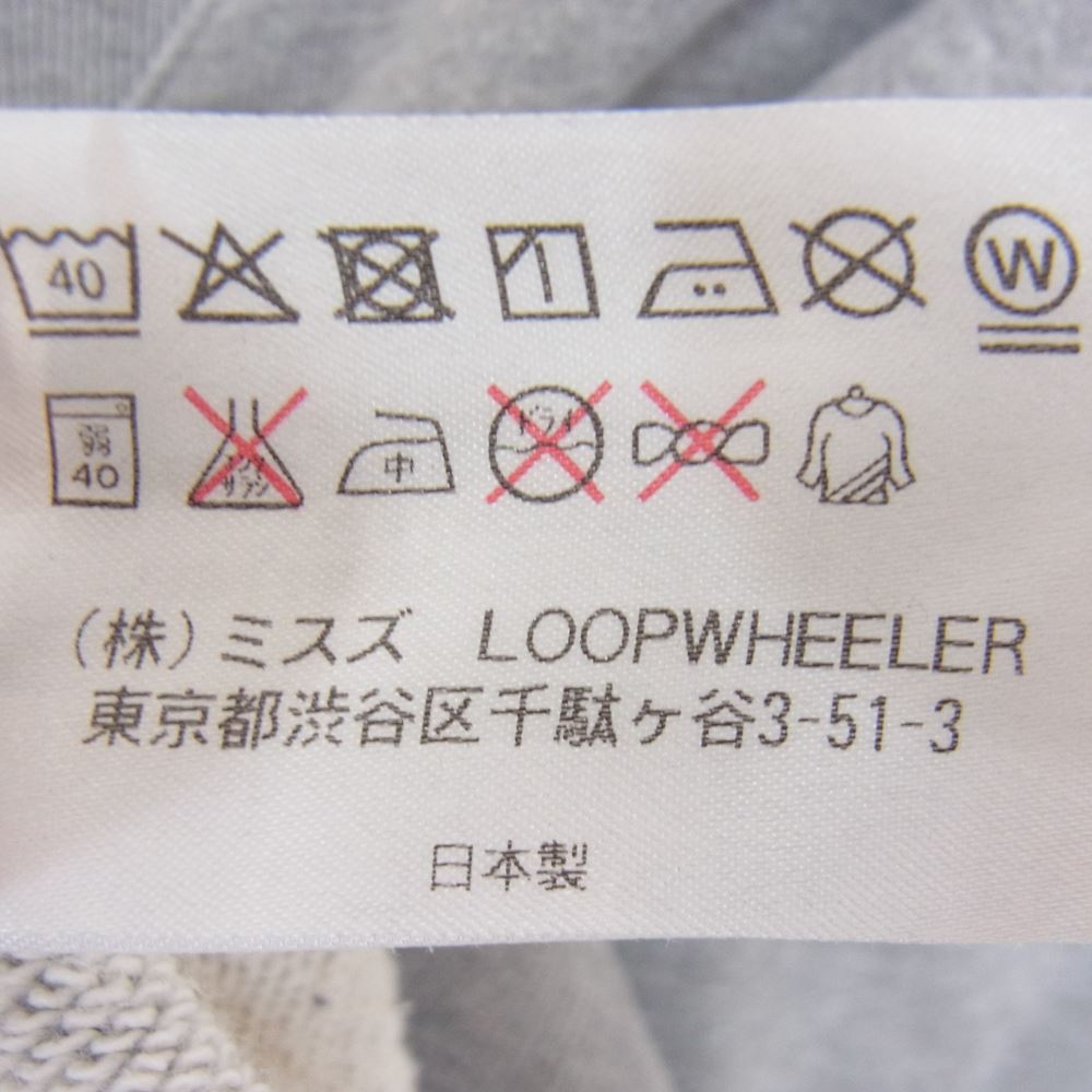 フリーマンズスポーティングクラブ x LOOPWHEELER ループウィラー CREW NECK SWEAT クルーネック スウェット グレー系 2【中古】