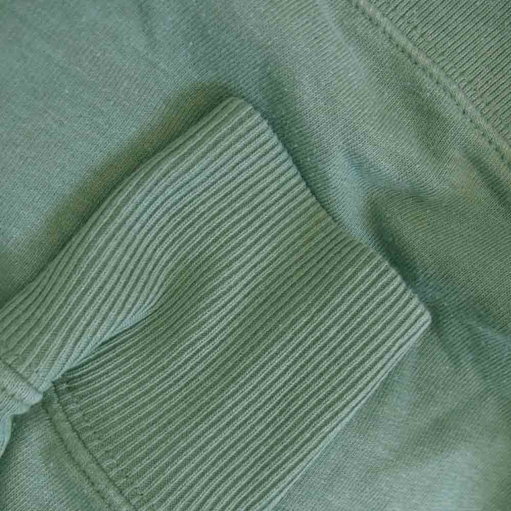 RRL ダブルアールエル 22AW WESTERN TRADING フレンチテリー ロゴ プリント スウェット  グリーン系 XS【美品】【中古】