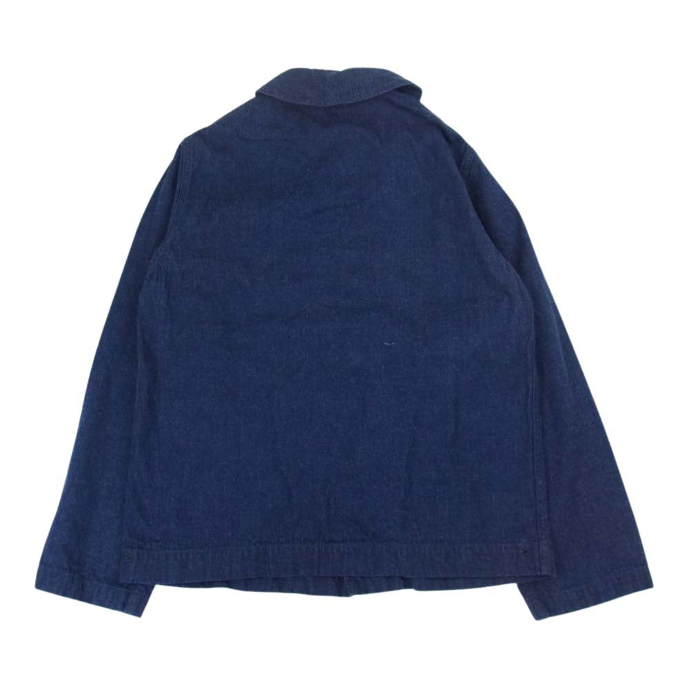 The REAL McCOY'S ザリアルマッコイズ US NAVY デニム カバーオール ヘチマカラー ジャケット インディゴブルー系【中古】