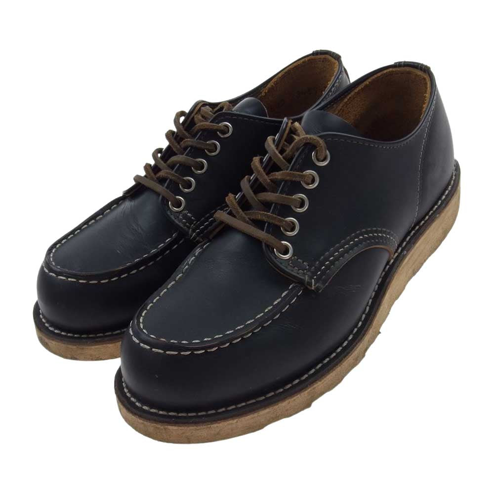 RED WING レッドウィング 9894 犬タグ 復刻 Irish Setter アイリッシュセッター WORK OXFORD ワークオックス フォード レザー シューズ ブラック ブラック系 6.5D【中古】