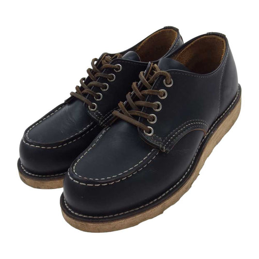 RED WING レッドウィング 9894 犬タグ 復刻 Irish Setter アイリッシュセッター WORK OXFORD ワークオックス フォード レザー シューズ ブラック ブラック系 6.5D【中古】