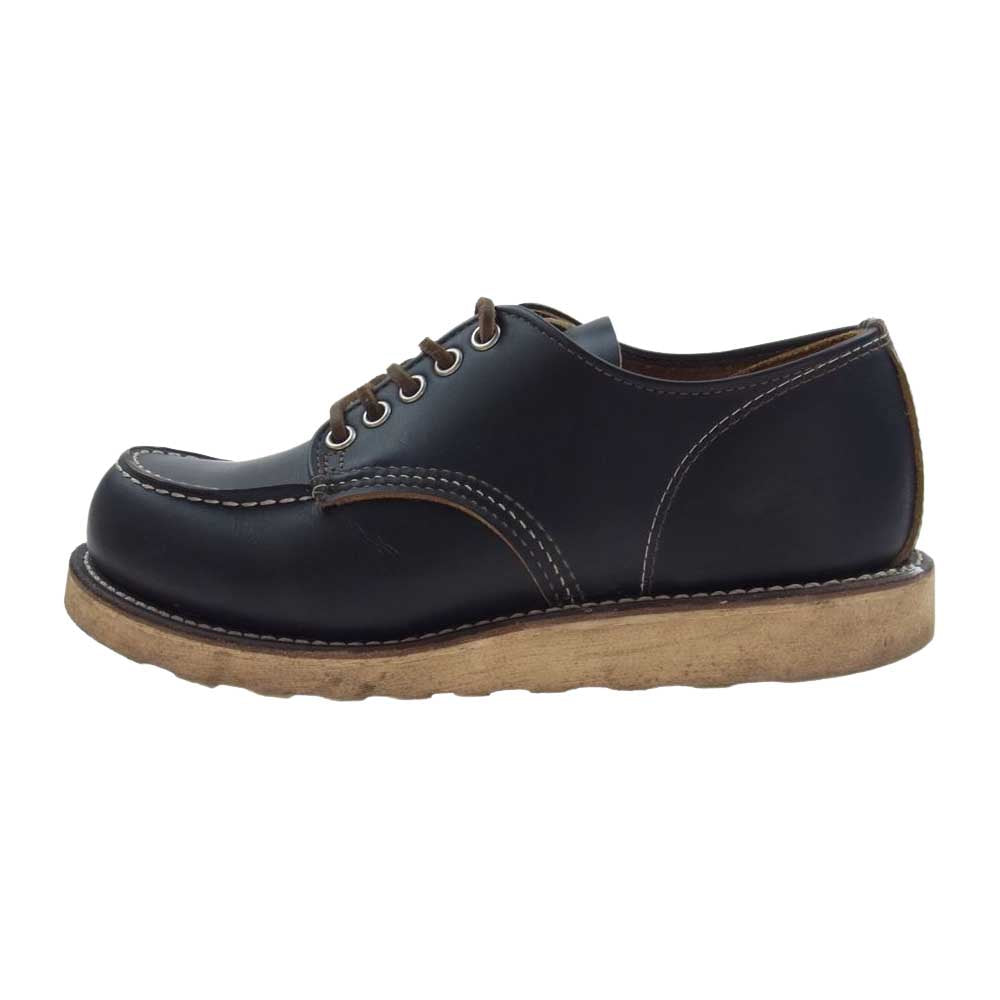 RED WING レッドウィング 9894 犬タグ 復刻 Irish Setter アイリッシュセッター WORK OXFORD ワークオックス フォード レザー シューズ ブラック ブラック系 6.5D【中古】