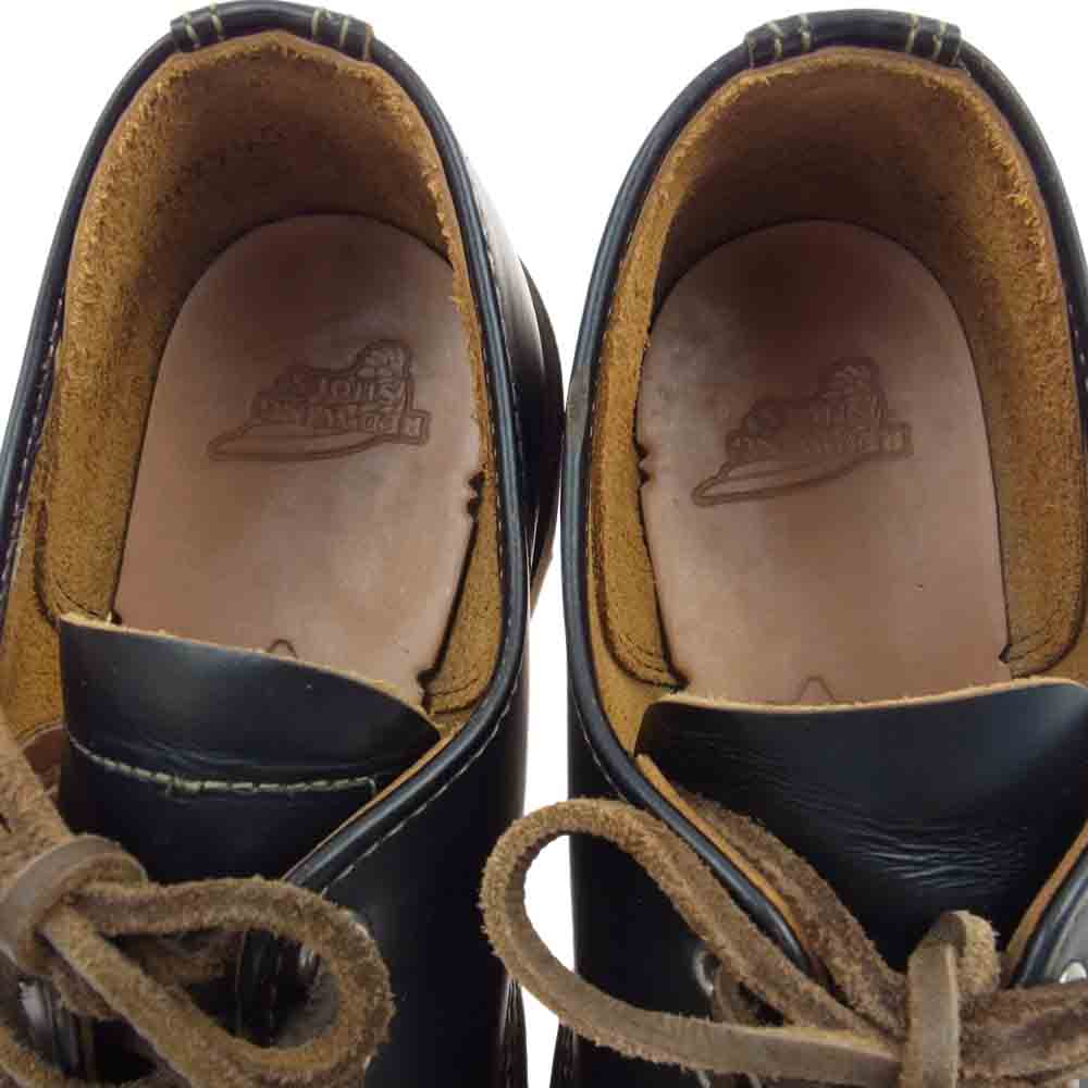 RED WING レッドウィング 9894 犬タグ 復刻 Irish Setter アイリッシュセッター WORK OXFORD ワークオックス フォード レザー シューズ ブラック ブラック系 6.5D【中古】