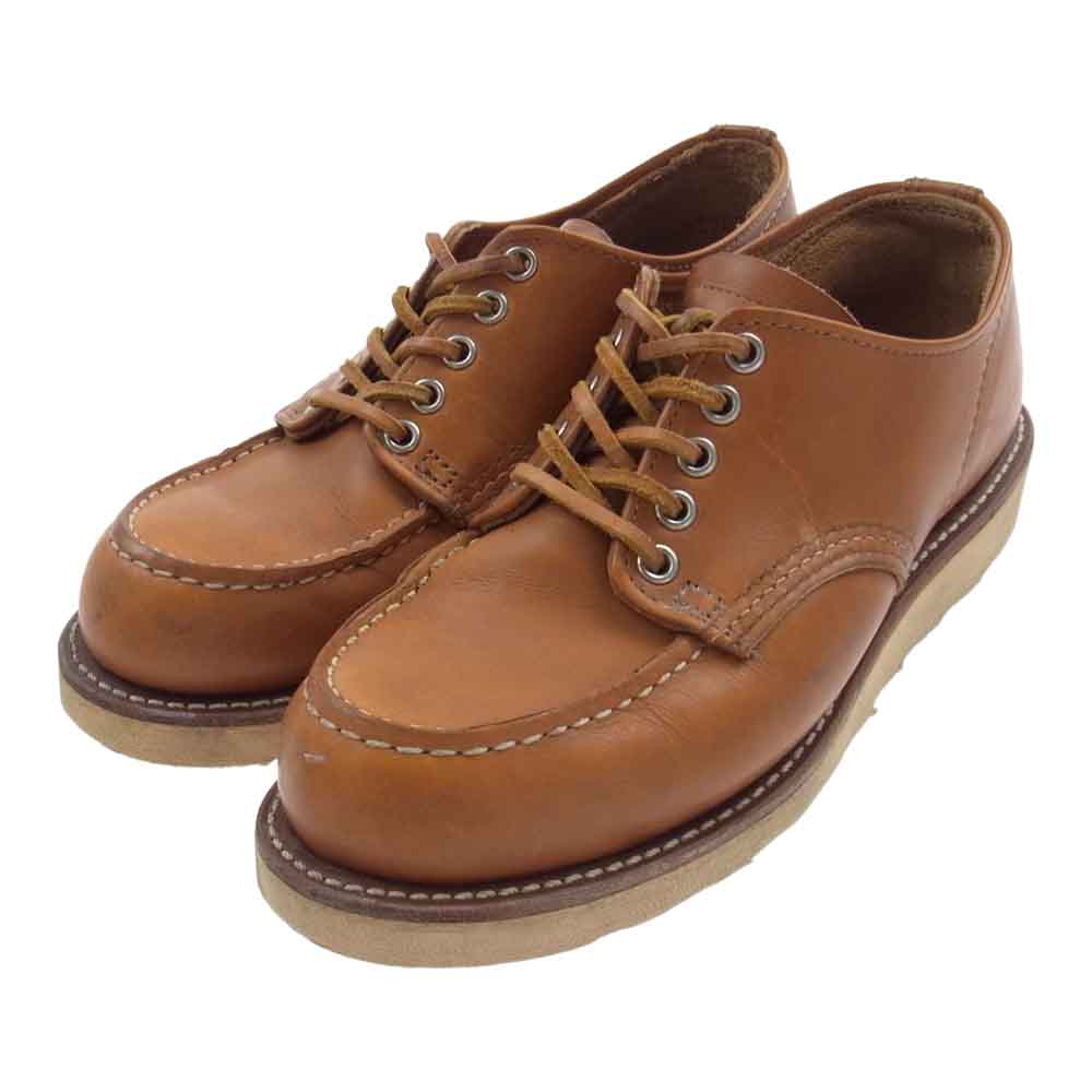 RED WING レッドウィング 9895 犬タグ 復刻 Irish Setter アイリッシュセッター WORK OXFORD ワークオックス フォード レザー シューズ ブラウン ブラウン系 6.5D【中古】