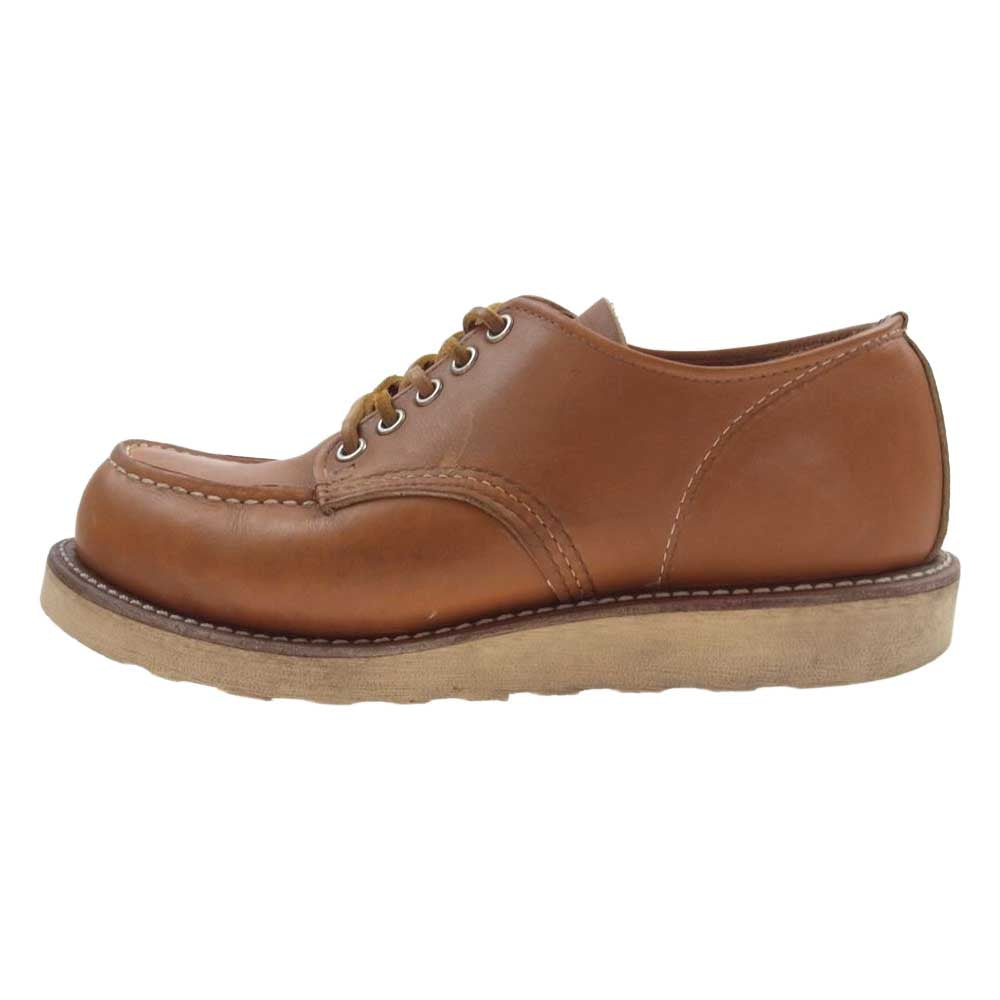 RED WING レッドウィング 9895 犬タグ 復刻 Irish Setter アイリッシュセッター WORK OXFORD ワークオックス フォード レザー シューズ ブラウン ブラウン系 6.5D【中古】