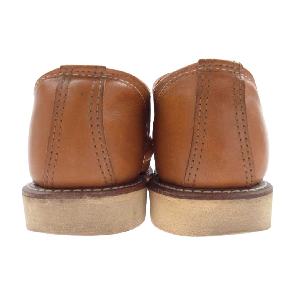 RED WING レッドウィング 9895 犬タグ 復刻 Irish Setter アイリッシュセッター WORK OXFORD ワークオックス フォード レザー シューズ ブラウン ブラウン系 6.5D【中古】