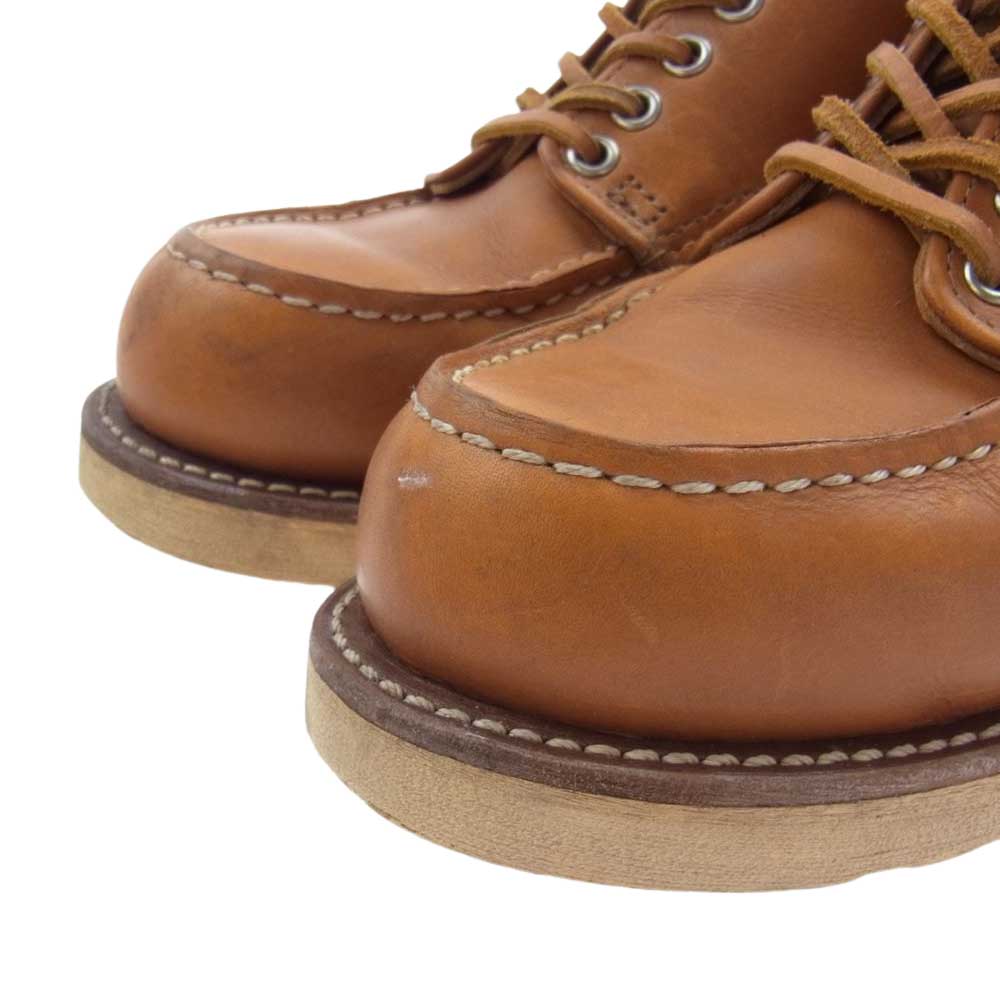 RED WING レッドウィング 9895 犬タグ 復刻 Irish Setter アイリッシュセッター WORK OXFORD ワークオックス フォード レザー シューズ ブラウン ブラウン系 6.5D【中古】