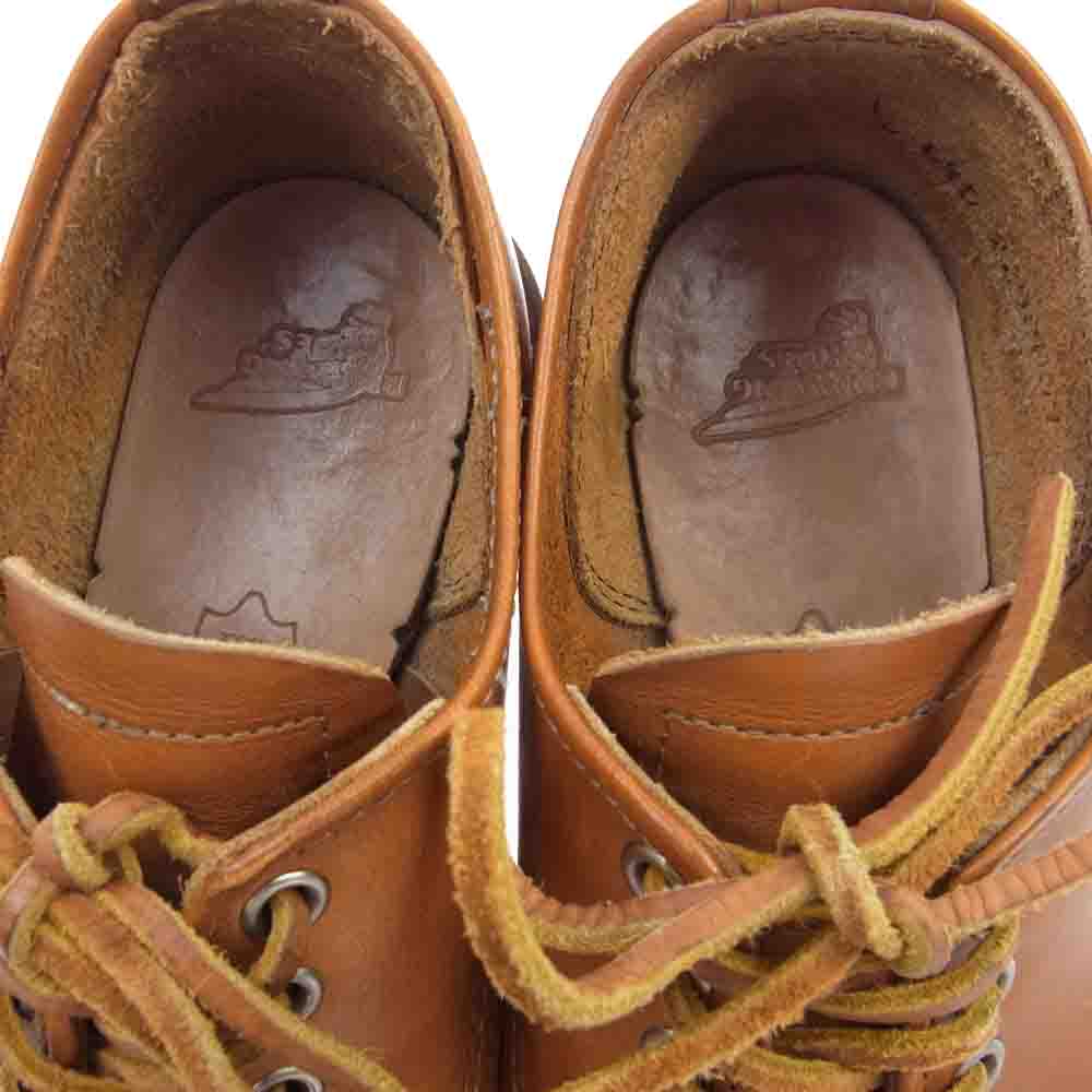 RED WING レッドウィング 9895 犬タグ 復刻 Irish Setter アイリッシュセッター WORK OXFORD ワークオックス フォード レザー シューズ ブラウン ブラウン系 6.5D【中古】