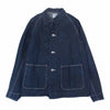 The REAL McCOY'S ザリアルマッコイズ MJ21019 8HU WW2 DENIM CHORE COAT デニム チョア コート カバーオール ジャケット インディゴブルー系 36【中古】